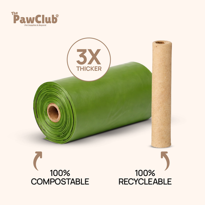 PawClub™ Compostable Poop Bags